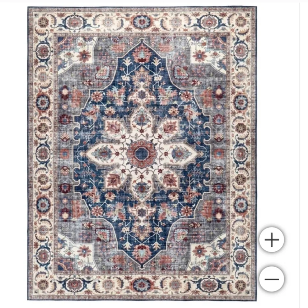 3' x 5'/ Wyatt & Ash Washable Area Rug, Aliyah